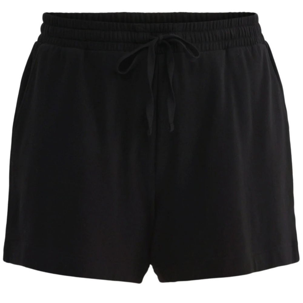 Terra & Sky Women’s Plus Size Pull On French Terry Cloth Shorts with Pockets